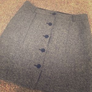 Eddie Bauer Buttoned Front Mercer Fit Skirt